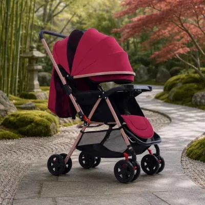Will Silver Tube Rust Baby Stroller Ask Grey Cloth Face Black Wall Damp Air Pram Carriage Walk