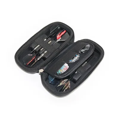 Custom Holds 6 Darts Wallet EVA Hard Dart Case Storage Holder Fits for Dart Tips, Shafts and Flights Box