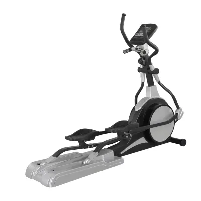 Commercial Silent Magnetic Resistance Elliptical Machine Manual Adjustable LED Display Aluminum Alloy Frame for Gym Cardio Use