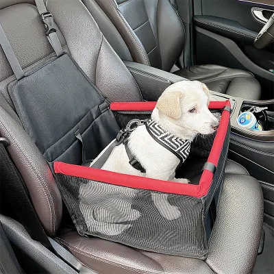 SY2025 Dog Pet Car With Portable Dog Bed Foldable Car Nest Out Bag Safety Seat Anti-dirt Mat