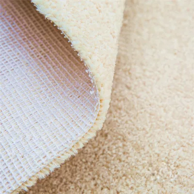 Thickened Solid Color Curved Head Woven Anti-Slip Strong Sound Absorption Modern Yarn Carpet Living Room Office Wedding Dress