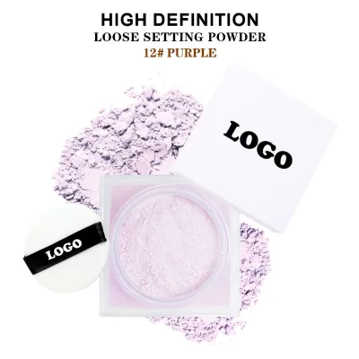 Custom Long-Lasting Waterproof Organic Full Coverage Setting Oil-Control Vegan Matte Powder Makeup Loose Powder