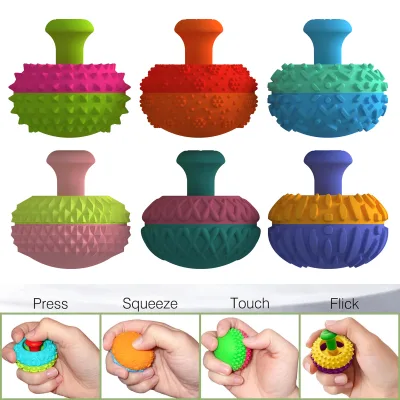 Pressure-relief Silicone Thumb Decompression Joystick Toy for Children Adults-Sensory Stress-relief Individually Packaged
