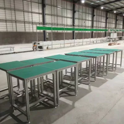 Industrial Electronic Assembly Line Aluminium Profile Workbench for Workshop