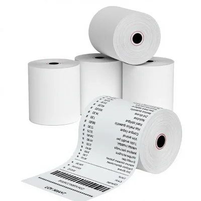 Custom LOGO BPA Free Advertising Campaigb Portable Thermal Paper Printer Rolls 80*60mm 80x80 Cash Register ATM Paper