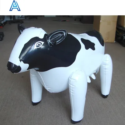 Eco-friendly Environmental Vinyl PVC Inflatable Cow Dairy Cattle Milch Cow Milch Cow Cattle Animal Model Toy