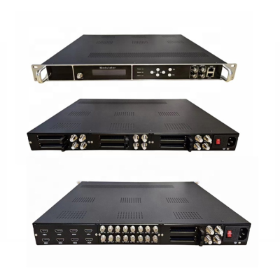 DVB Headend Tuner Modulator 16 Tuner Support Internet