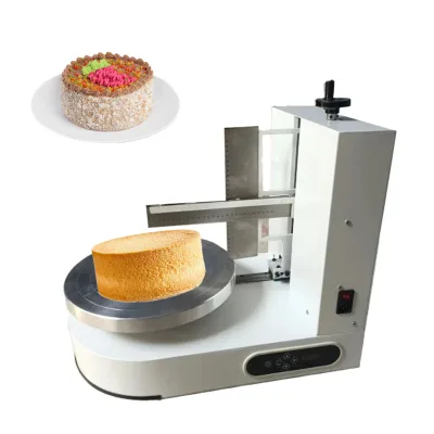 Automatic Round Cake Cream Spreading Machine HJ-DGJ50 Cake Decorating Coating Machine