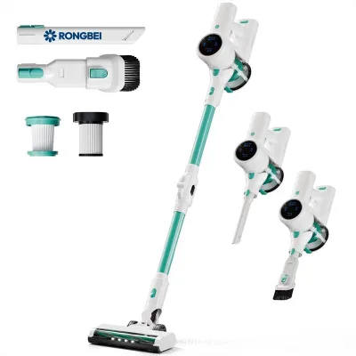 High-Power 350W Cordless Vacuum Cleaner Long Battery Life Hot Selling Handheld Household Brushless Motor Made Plastic Material