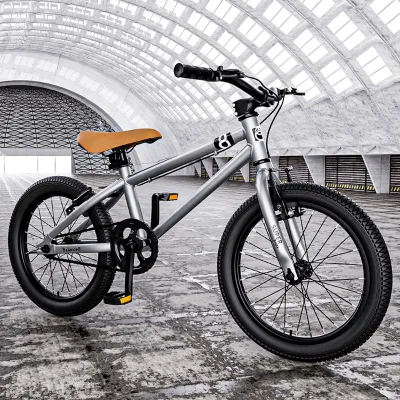 Cool Light Blue Kids BMX Bike Single Speed Steel Fork Street Use Let Your Kid Ride in Style on the Playground
