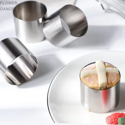 Nonstick Seamless Stainless Steel 5cm Height 10cm Diameter Mousse Dessert Food Pastry Circle Round Cake Rings