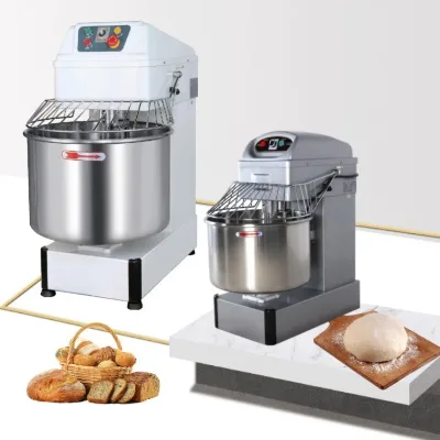 RM Large Capacity Heavy Duty Bread Spiral Dough Mixer 10l 20l 30l 40l 50kg 100kg 5kg 10kg 20kg Kneader Mixing Machine for Baking