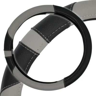 Car Steering Wheel Cover Jumbo Size 40cm/42cm Heavy Duty Non-Slip Leather Protector for SUV Truck Van
