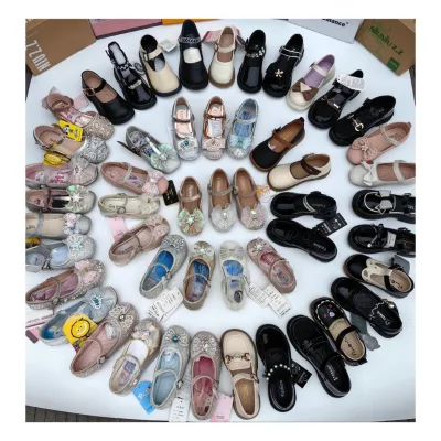 3.85 Dollar Model ZHX010 Sandals Size 15-25 Non-Slip Fast Ship Princess Baby Stock Fancy Baby Toddler Girls Shoes With Patterns
