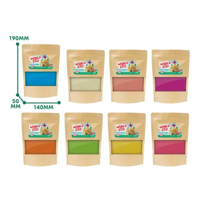 Wholesale DIY Colorful Magic Diy Space Toy Sand Educational Non-toxic Space Sand With Mould for Kids 500g 8colors