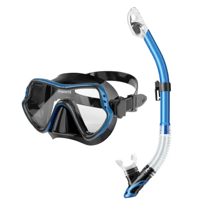 New Release Diving Gear Set-Silicone Goggles Mask Snorkeling Breathing Tube