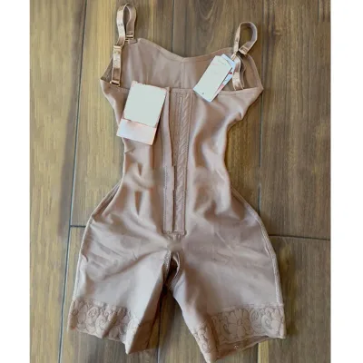 Women's Seamless Full Body Shapewear Bodysuit with Medium Control Polyamide/Elastane Material Slimming Underwear