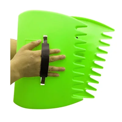 Outdoor Fallen Leaves Clip Handheld Collecting Rake Garden Tools Gardening Plastic Rake Small Plastic Garden Rakes