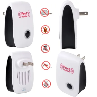 Indoor Ultrasonic Electric Control Plug-In Box for Home Bedroom Use Attractive Animal Ants Flies Moles Cockroaches Pets