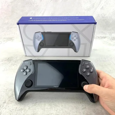 Project X Portable Video Consola Pinball Machine 4 3-Inch Ips Screen Handheld Game Console Supports Player Combat for Gift