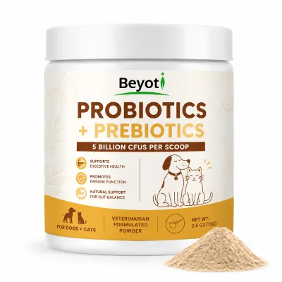 Custom Label Probiotics for DogsProbiotic Chews Vitamins Prebiotic - Dog Allergy Chews Dog Probiotics and Digestive Enzymes