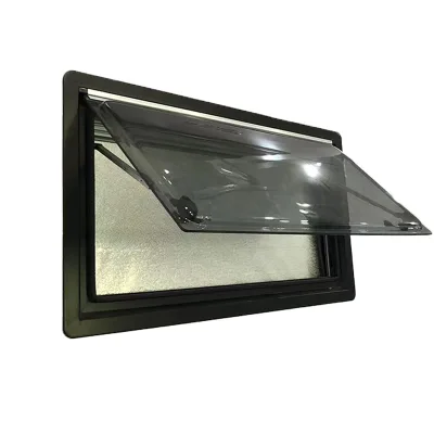 Caravan Push-out Window Right Angle Corner Design for RV Side Wall 1200*500mm
