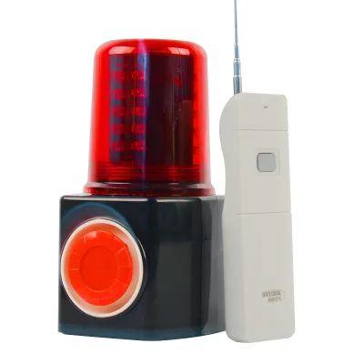 Rechargeable Sound and Light Alarm with Remote Control Switches Product Category