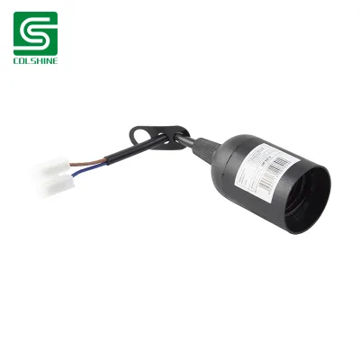 Ready to Use E27 Plastic Lamp Holder with Wire Prewired Socket for Quick Light Setup