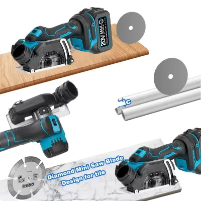 Brushless 3 Inch Mini Industrial Professional Angle Grinder Compact Cut-Off Tool for Wood Metal 18V Battery Compatible