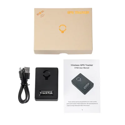 Magnetic Waterproof GPS Tracker for Vehicles 4G AGPS LBS Android/iOS App Compatible Dashboard Mount 30-Day Standby Time CY02