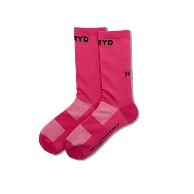 Men's Quick Dry Cycling Crew Socks Breathable and Moisture Absorption for Autumn Road Bike Running Printed Design