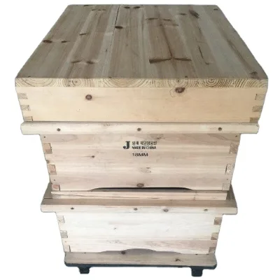 2024 Cute Little Wooden Korean Double-layer Langstroth Honeycomb