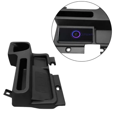 OEM 15W Fast Car Wireless Charger for Toyota Land Cruiser 70 SeriesLC76 LC77 LC78 LC79 Interior Accessories with Center Console