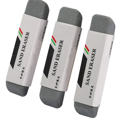 All-Sand Dual-Purpose Pencil Eraser Frosted Student Exam Office Pen Eraser That Can Erase Ballpoint & Neutral Pen