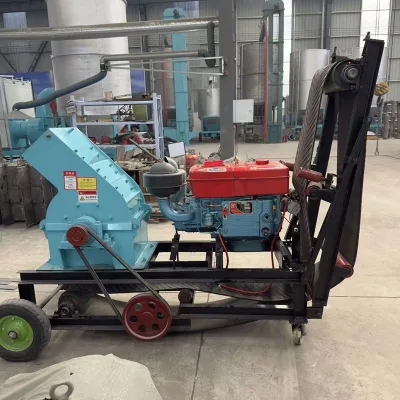 High Supplier Mine Construction Crusher High Efficiency Hammer Sand Making Machine with Folding Conveyor