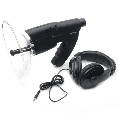 Portable 8X Bird Watch Professional Telescope Outdoor Animal Sound Collector Listener Bird Wildlife Monitoring Device