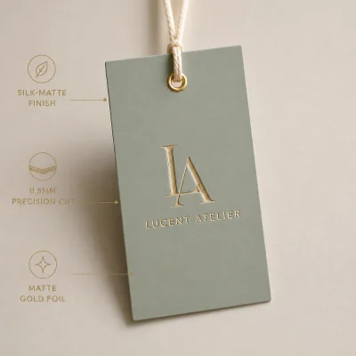 Digital-First NFC Integrated Smart Hang Tags Waterproof Synthetic Paper Hidden Security QR Luxury Goods Authenticity Zhejiang