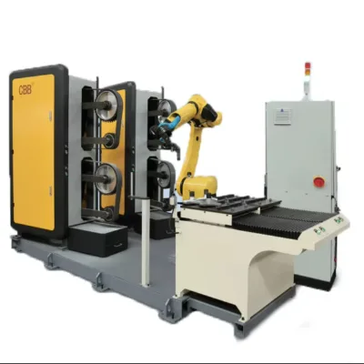 Fanuc 50KG Multi Functional Robotic Polishing Machine With Sand Belt Machine and Buffing Machine