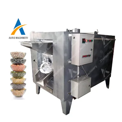 Industrial Cocoa Roaster Machine High Capacity Nut Roasting Machine Peanut Roaster