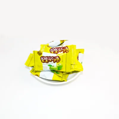 Wholesale 2.5kg Green Apple Flavour Sweet Hard Candy Fruit Flavour for Household Use Packaged in Bag Elegant Filling Decoration