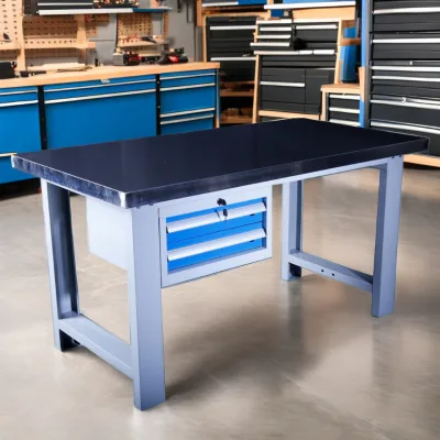 2024 Customized Stainless Steel WorkBench with Double Layered Drawer ESD Industrial Sorting Garage for Electronics Maintenance