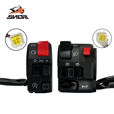 SNOR Motorcycle Handlebar Light Switch for Benelli BN BJ300 600GS TNT Light Switch Kit
