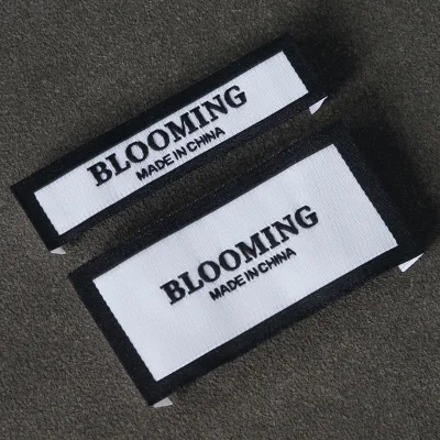 Organic High-density High-quality Label Weave Ultrasonic Folding and Weaving Woven Label