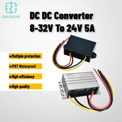 Dc-dc 12V 24V 36V Buck Boost Converter 10-36V 24V Power Supply Single Phase 5A Max Buck Module Transformer Adapter Motor