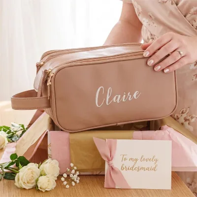 Fashion Makeup Bag Portable Outdoor Large Capacity Pillow Bag Design Travel for Cosmetic Daily