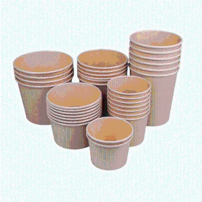High quality Take Away Aqueous coating Kraft Paper Soup Cups Soup Tubs with Paper Lids