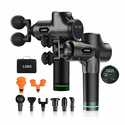 Dropshipping Handheld Massage Gun Tool Uk Eu Usb C Fascial Gun Vibrator Pro Body Muscle Relaxatio Massage Gun