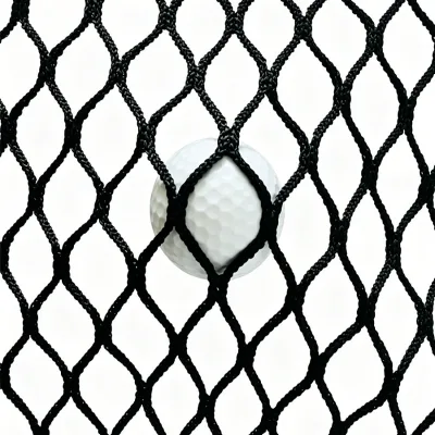 Two Weaving Options Anti-Rot PP Golf Barrier Net for Open Air Uncovered Golf Enclosure Projects
