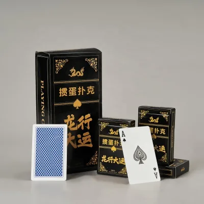 Custom Logo Paper Playing Cards with Varnishing Finish for Corporate Events Family Client Appreciation Gifts