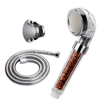 3pieces Spa Massage Handheld Shower Head ABS Bathroom Shower Set